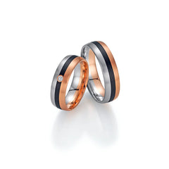 Fischer Trauringe Gold Carbon® Love for Live