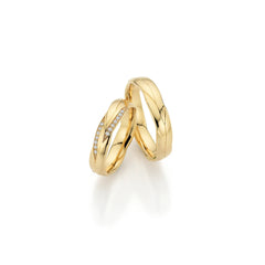 Fischer Trauringe Gold Design Segen