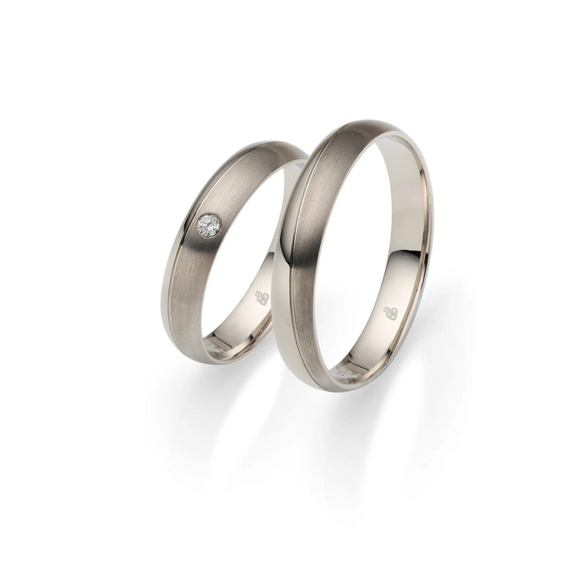 Rauschmayer Trauringe Finest Weissgold 04559