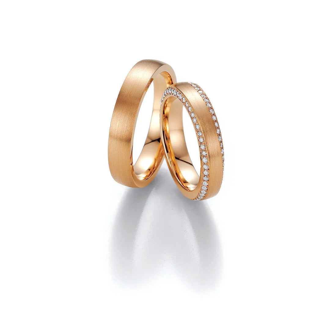 Fischer Trauringe Classics Glück Weissgold