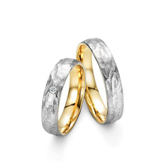 Fischer Trauringe Design Begeisterung Rotgold Palladium