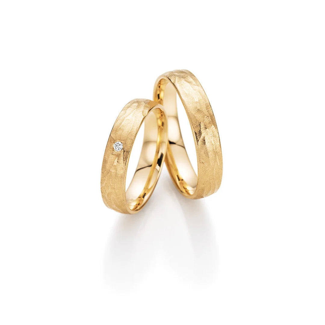 Fischer Trauringe Design Begeisterung Rotgold Palladium