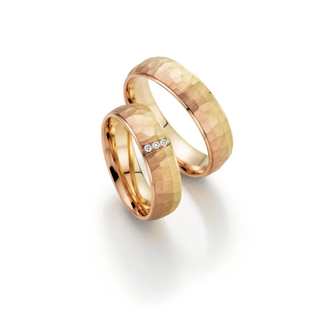 Fischer Trauringe Gold Design Farbdreiklang