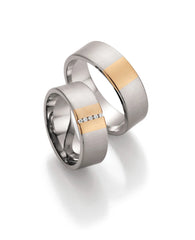 Bayer Trauringe Couture - Rotgold & Platin Eheringe