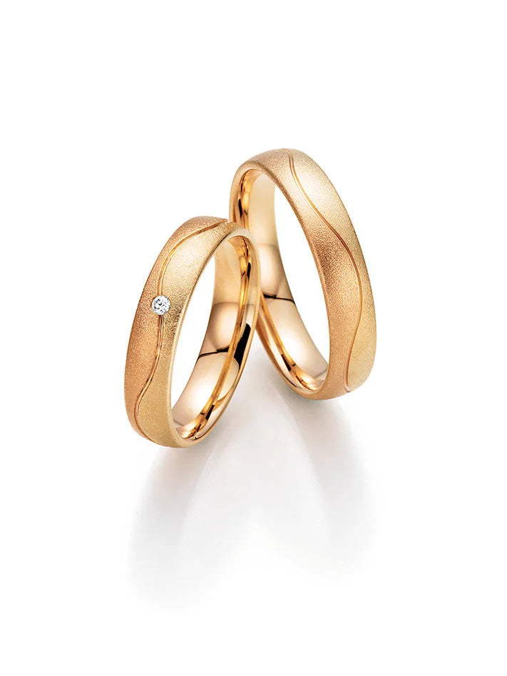 Bayer Trauringe Dreams Illusion - Rotgold & Apricotgold Eheringe